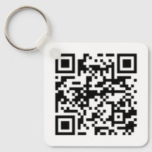 Maßgeschneiderte Metall-Schlüsselanhänger - QR-Cod