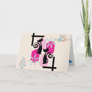 Maßgeschneiderte Mittelalter Moderne Katzen & Deko Karte