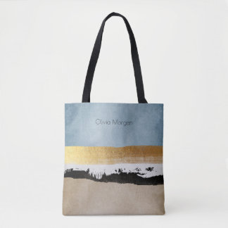 Maßgeschneiderte, moderne Abstrakt Tote Bag Tasche