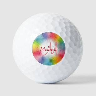 Maßgeschneiderte, moderne, Abstrakte Monogramm-Vor Golfball
