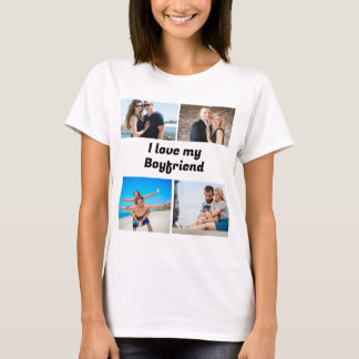 Maßgeschneiderte moderne I-Liebe meine Freundin 4 T-Shirt