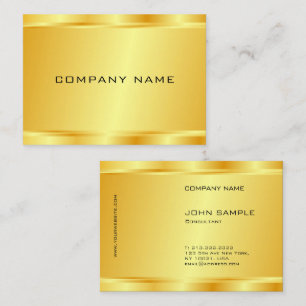 Maßgeschneiderte moderne Imitate Gold Glamour Lux Visitenkarte