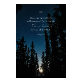 Maßgeschneiderte moderne Landschaft Inspiration Zi Poster