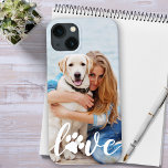 Maßgeschneiderte, moderne LIEBE Pet Foto Pfosten P Case-Mate iPhone Hülle<br><div class="desc">Jetzt kannst du deinen besten Freund mit dir tragen, wo immer du hingehst mit diesem speziellen Hund Tier Foto iPhone Gehäuse . Dieses Foto mit personalisiertem Namensdesign ist modern, elegant, cool und niedlich. Pfoten mit Foto, Katz-Foto oder einem Haustier mit Pfoten! Fügen Sie den Namen hinzu, um ihn zu personalisieren....</div>
