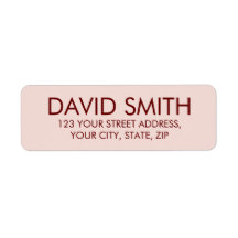 Maßgeschneiderte moderne minimalistische Rücksende