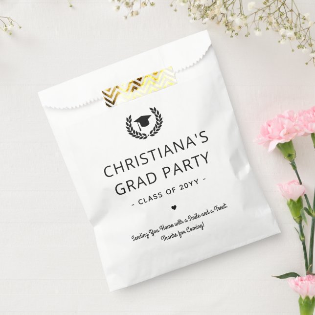 Maßgeschneiderte, moderne und Minimalistische Grad Geschenktütchen (Versiegelt)