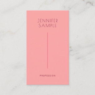 Maßgeschneiderte, moderne Unterschrift Matte Paper Visitenkarte
