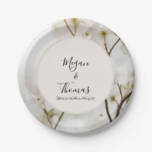 Maßgeschneiderte moderne, weiche, florale Hochzeit