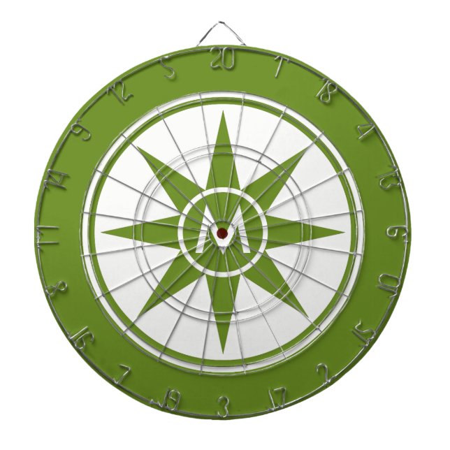 Maßgeschneiderte Monogramm- und Farbdartenplatine Dartscheibe (vorne)