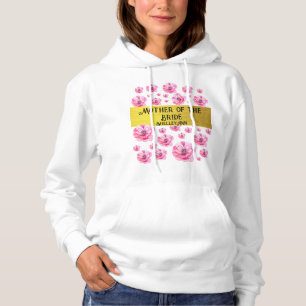 Maßgeschneiderte Mutter von Bride Gold und Rosa Bl Hoodie