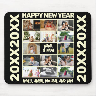 Maßgeschneiderte Neujahrskollage 14 Mousepad