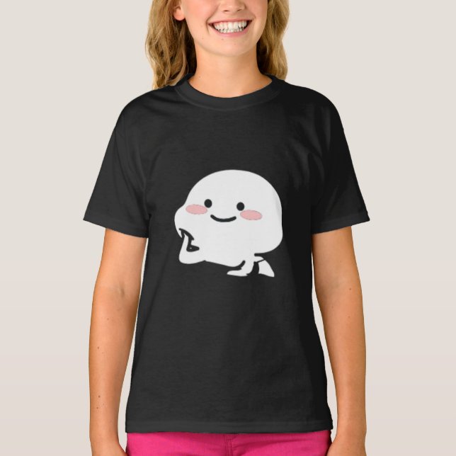 Maßgeschneiderte Niedliche Illustration von Quby-A T-Shirt (Vorderseite)