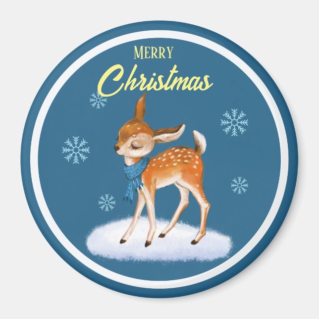 Maßgeschneiderte Niedliche Weihnachtsthemen Klassi Magnet (Vorne)