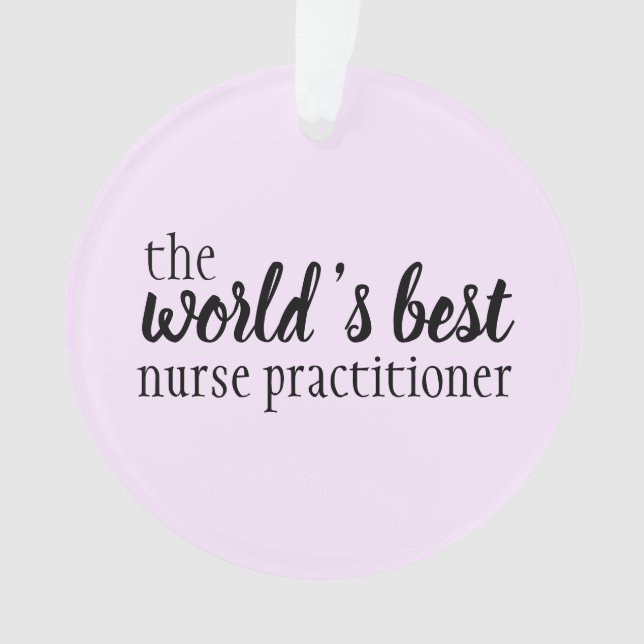 Maßgeschneiderte Nurse Practitioner-Ornament Ornament (Vorderseite)