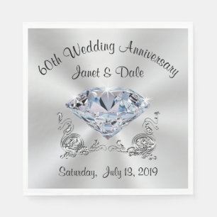 Maßgeschneiderte Personalisierte Diamant Napkins Serviette
