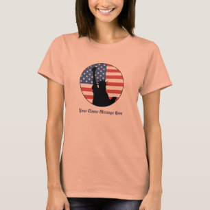 Maßgeschneiderte, Personalisierte Freiheitsstatue T-Shirt