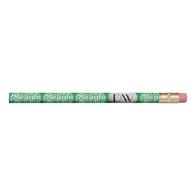 Maßgeschneiderte Personalisierte Golf Pencies Bleistift (Vorderseite)