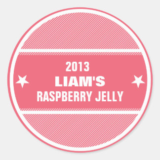 Maßgeschneiderte, personalisierte Konfektionierung Runder Aufkleber