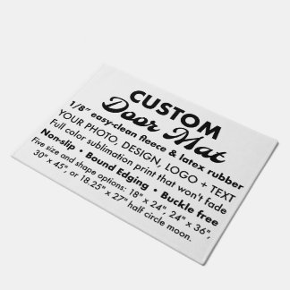 Maßgeschneiderte Personalisierte, leicht saubere D Fußmatte