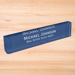 Maßgeschneiderte Personalisierte Minimalistisch Mo Namensplakette