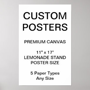 Maßgeschneiderte Personalisierte Poster-Blank mit  Poster