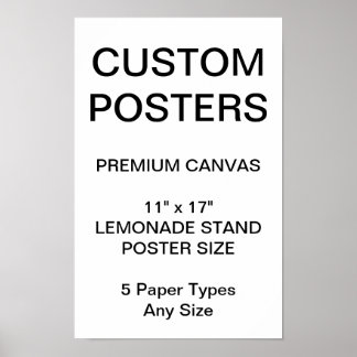 Maßgeschneiderte Personalisierte Poster-Blank mit  Poster