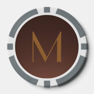 Maßgeschneiderte Poker-Chips für braunen Fass Pokerchips