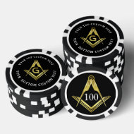 Maßgeschneiderte Poker Chips Platz und Kompass