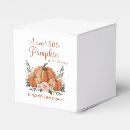 Maßgeschneiderte Pumpkin Gefälligkeitsboxen für Ba Geschenkschachtel