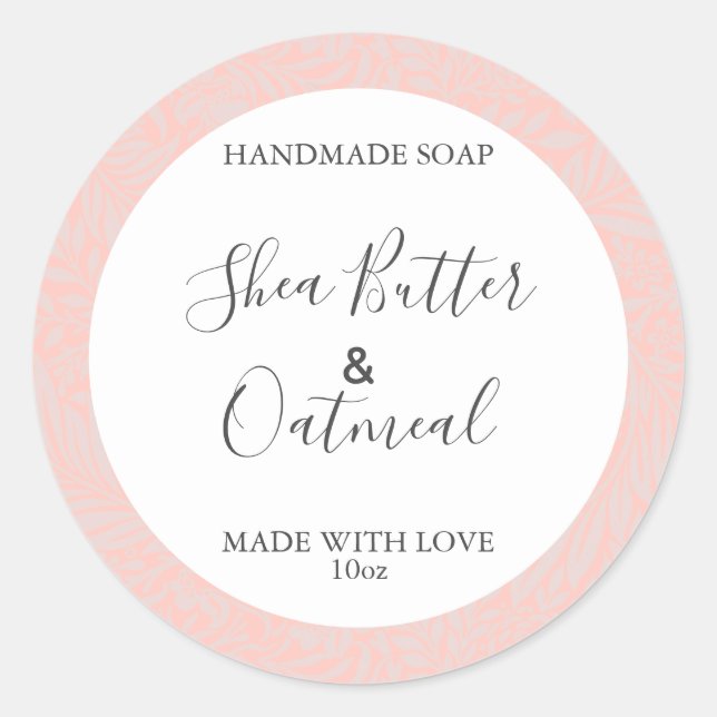 Maßgeschneiderte Rose für das Blumenmuster Runder Aufkleber (Vorderseite)