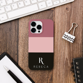 Maßgeschneiderte Rose mit drei Farbblöcken Case-Mate iPhone 14 Pro Max Hülle