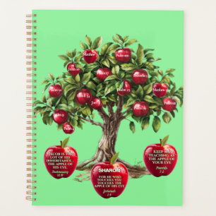 Maßgeschneiderte Rote Apfelbaum der Lebensbibel Ve Planer