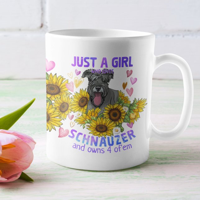 Maßgeschneiderte Schnauzer Tasse für Hunde (Von Creator hochgeladen)