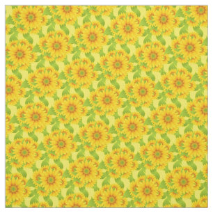 Maßgeschneiderte Sonnenblumenstoffe Stoff