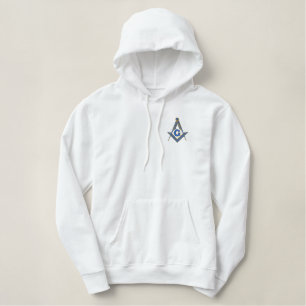Maßgeschneiderte Stickerei für Freimaurer Bestickter Hoodie