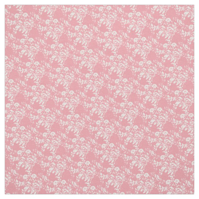 Maßgeschneiderte Stoffe in Rosa und Weiß (Muster)