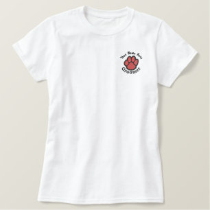 Maßgeschneiderte T-Shirts, Schweiß, bestickte Hund Besticktes T-Shirt
