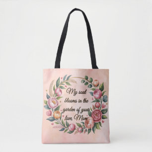Maßgeschneiderte Tasche mit dem Heartfelt Zitat fü