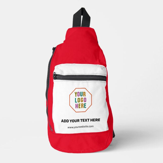 Maßgeschneiderte Tasche mit Logo (Vorderseite)