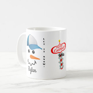 Maßgeschneiderte Tasse für Snowman Face Snowman