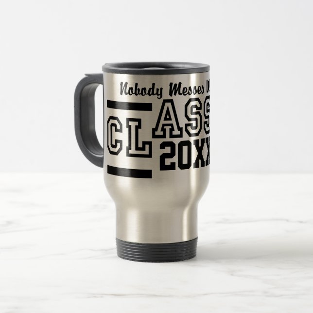 Maßgeschneiderte Tasse JEDES Jahres - Stil auswähl (Vorderseite Links)