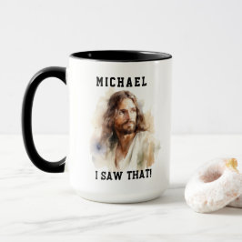 Maßgeschneiderte Tasse mit Jesus-Portrait - Ich ha