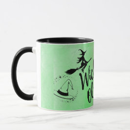 Maßgeschneiderte Tasse - Rosa und grüne Wasserfarb