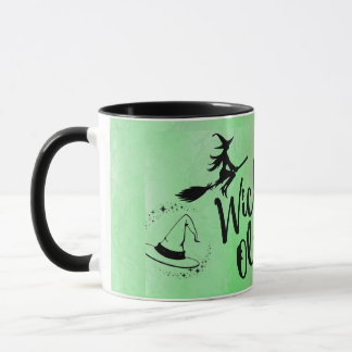 Maßgeschneiderte Tasse - Rosa und grüne Wasserfarb