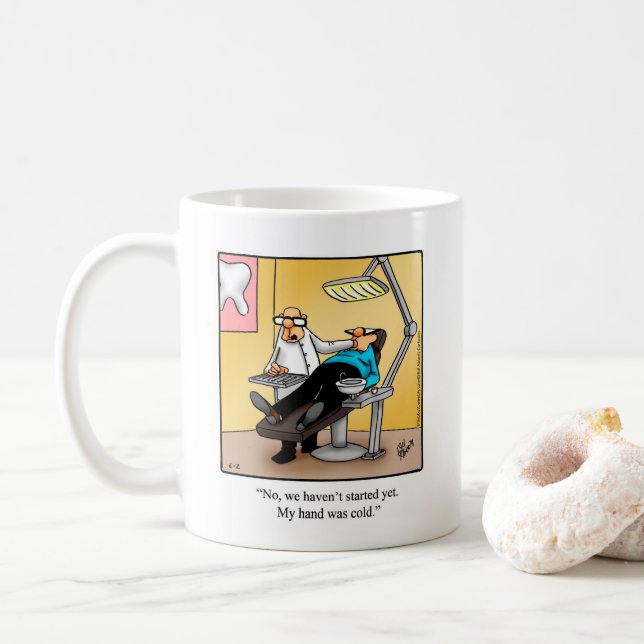 Maßgeschneiderte Tasse von medizinischem/zahnmediz (Mit Donut)