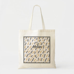 Maßgeschneiderte Taupe Gray Moderne Abstrakt Tote  Tragetasche
