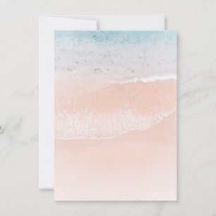 Maßgeschneiderte Template Beach Sand Sea Nature Mitteilungskarte