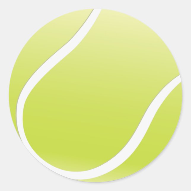 Maßgeschneiderte Tennisballkleber Runder Aufkleber (Vorderseite)