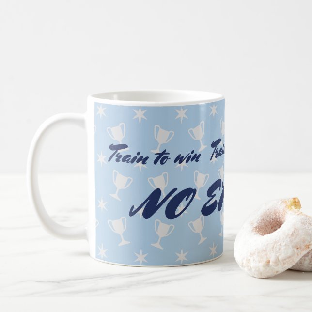 Maßgeschneiderte Textsportangebote - keine Entschu Kaffeetasse (Mit Donut)