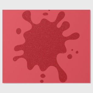 Maßgeschneiderte Tomato Red Spritzer Gift Wrap Geschenkpapier